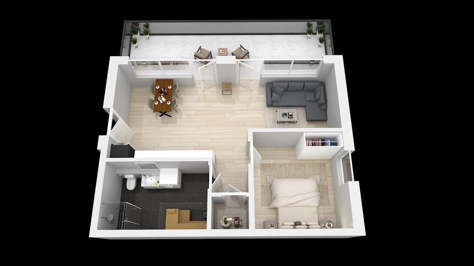 Gebirgsresort - 2 0 1 Apartment